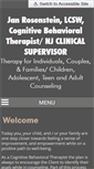 Mobile Screenshot of jrosenstein-therapy.com